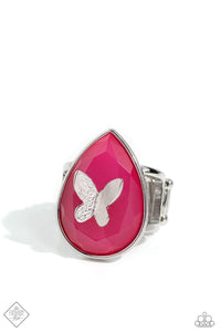 In Plain BRIGHT Pink Ring