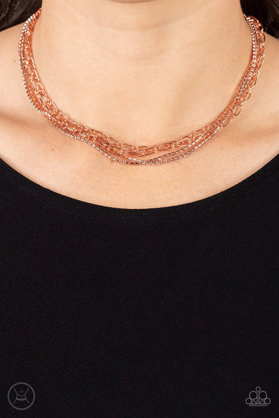 Glitter And Gossip Copper Choker