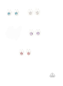 Starlet Shimmer Gemstone Bunny Post Earrings