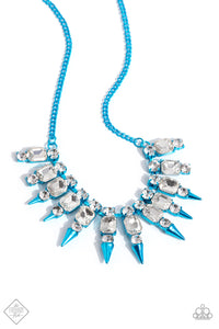 Punk Passion Blue Necklace