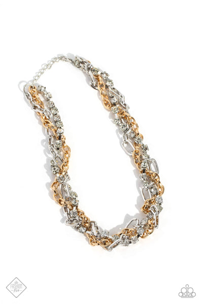 Totally Two-Toned Multi Necklace