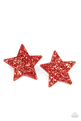 Star-Spangled Superstar Red Hair Clip