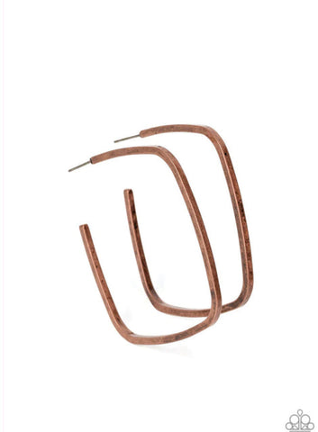 Major Flex Copper Hoop Earring