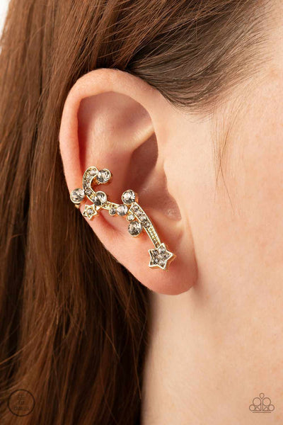 Astral Anthem Gold Post Earring