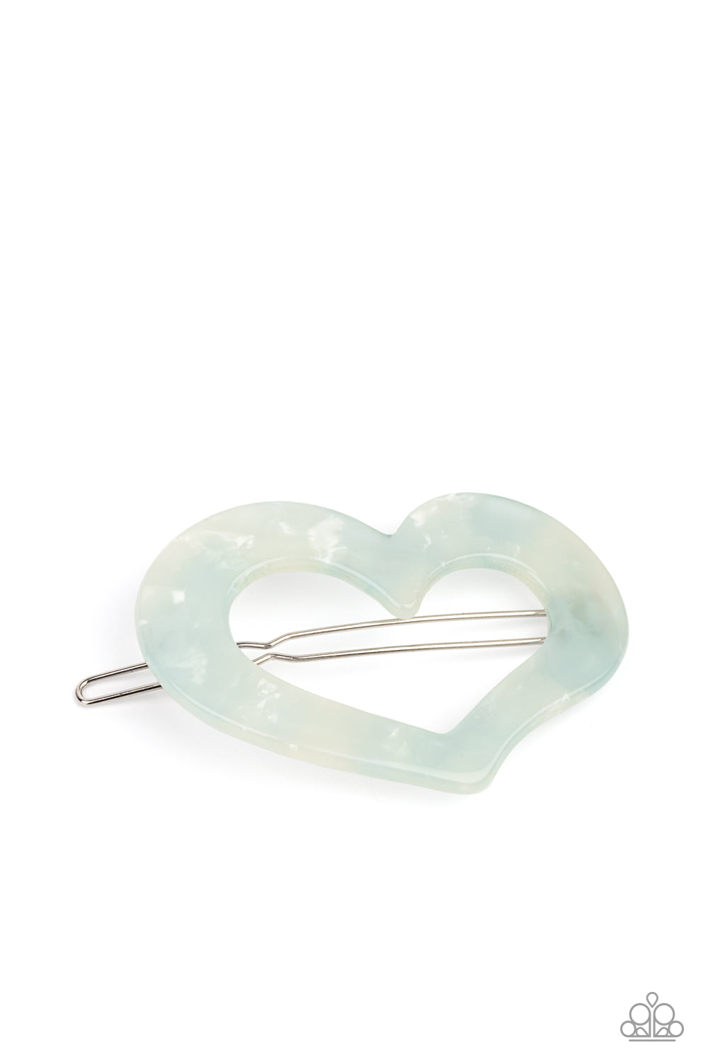 HEART Not To Love Blue Hair Clip