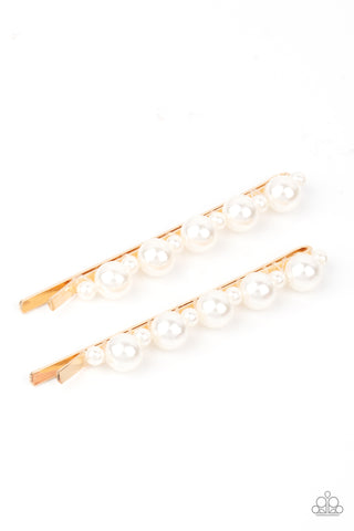 Put A Pin In It Gold Hair Clip