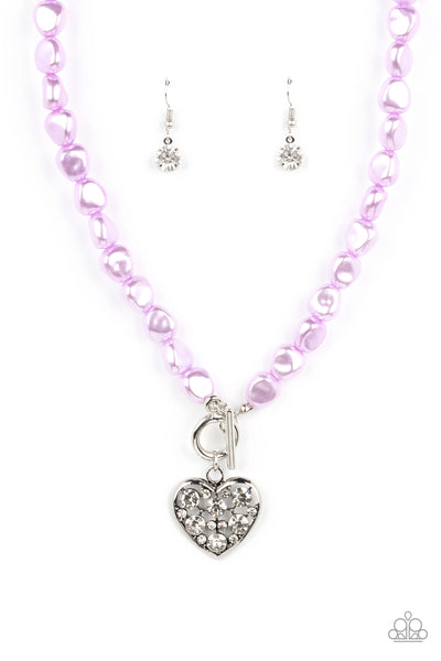 Color Me Smitten Purple Necklace