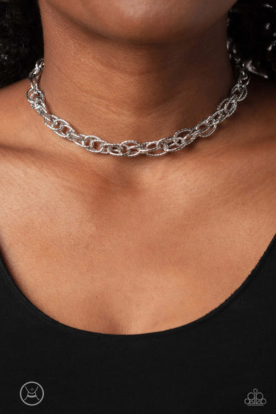 If I Only Had A CHAIN Silver Choker
