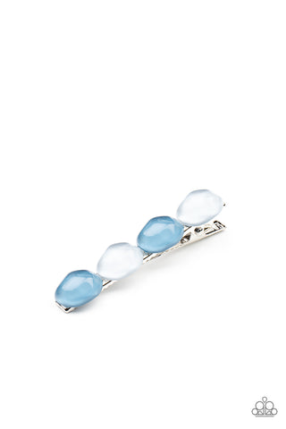 Bubbly Reflections Blue Hair Clip