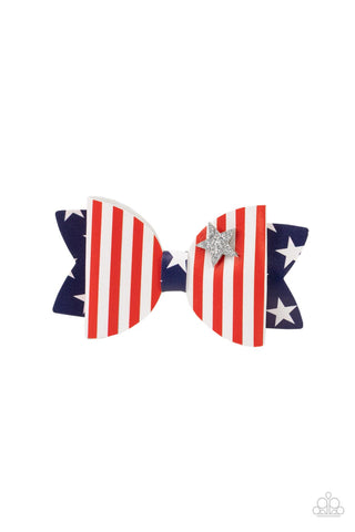 Red, White, And Bows Multi Hair Clip