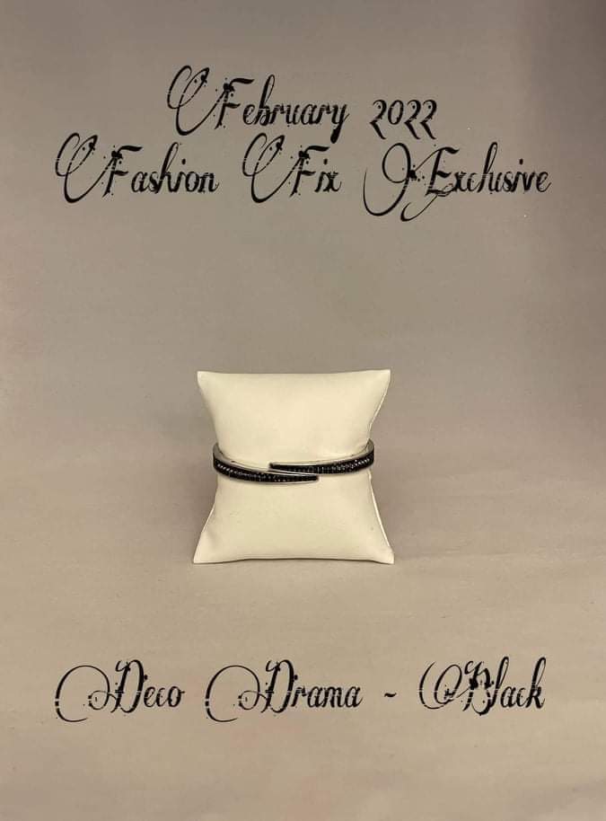 Deco Drama Black Bracelet