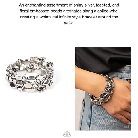 Charmingly Cottagecore Silver Bracelet