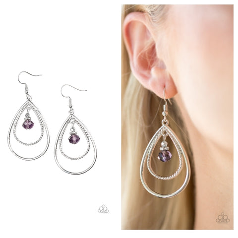 REIGN On My Parade Purple  Earring