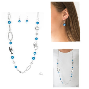 All About Me Blue Necklace