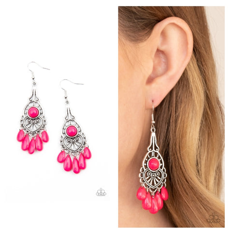 Fruity Tropics Pink Earring
