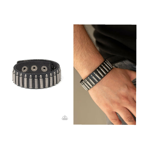 Armed And Dangerous Black Urban Bracelet