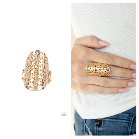 Full Out FRILL Gold Ring