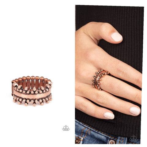 Heavy Metal Muse Copper Ring