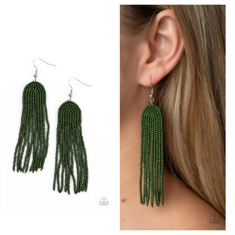 Right As RAINBOW Green Earring